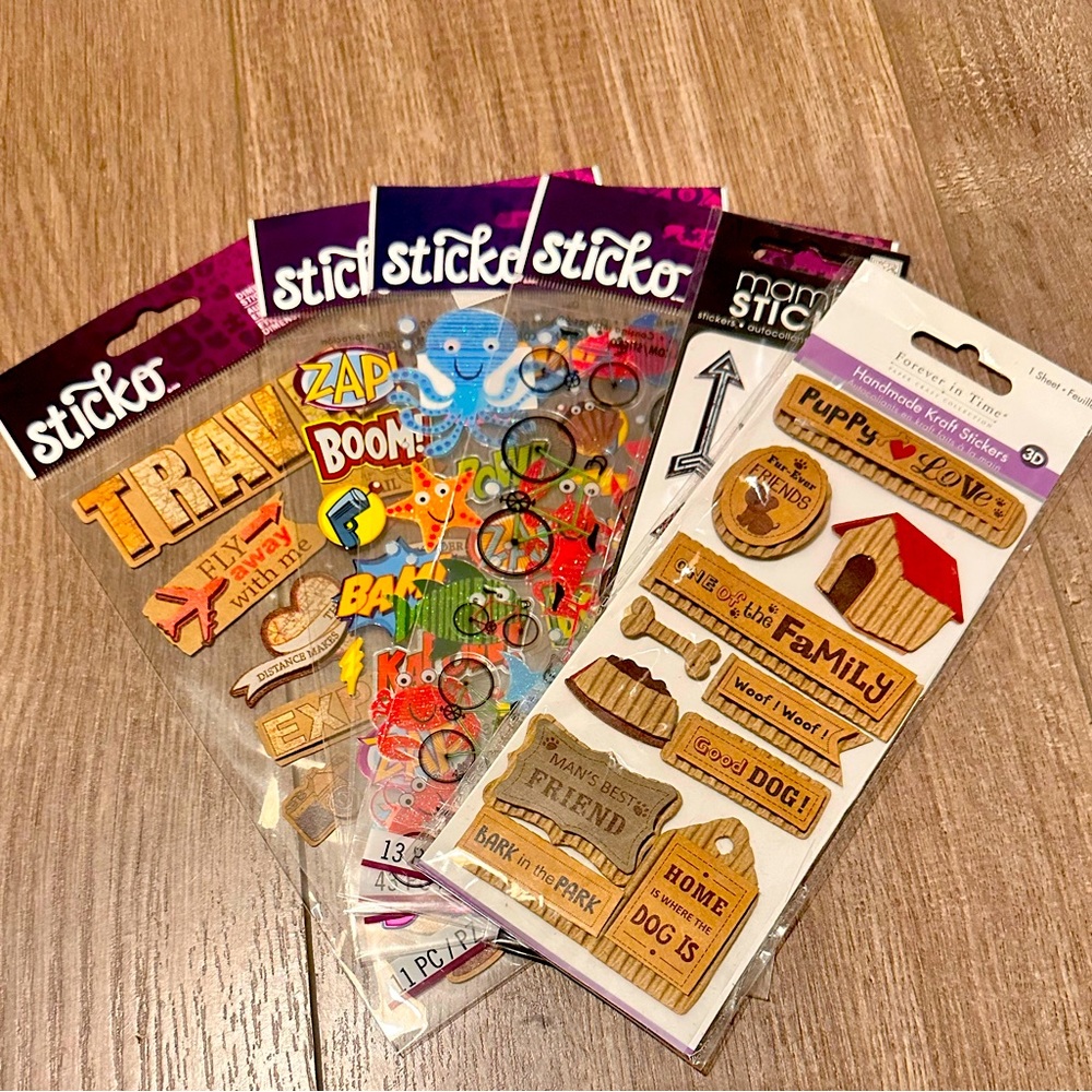 Arts and Craft Stickers (6 pk)